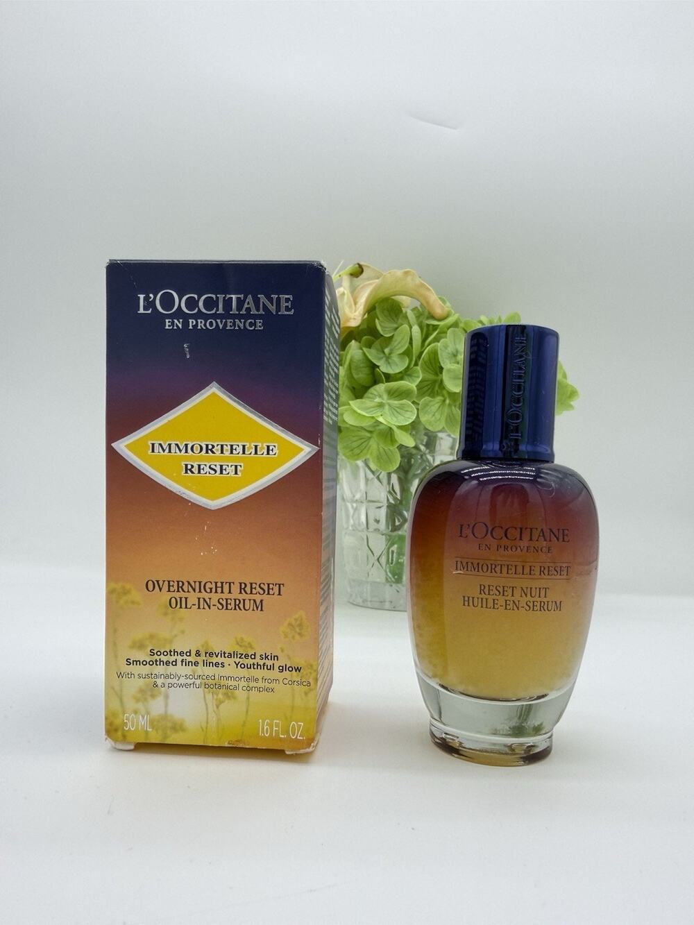 L'Occitane Immortelle Reset Overnight Oil-In-Serum 1.6 oz / 50mL